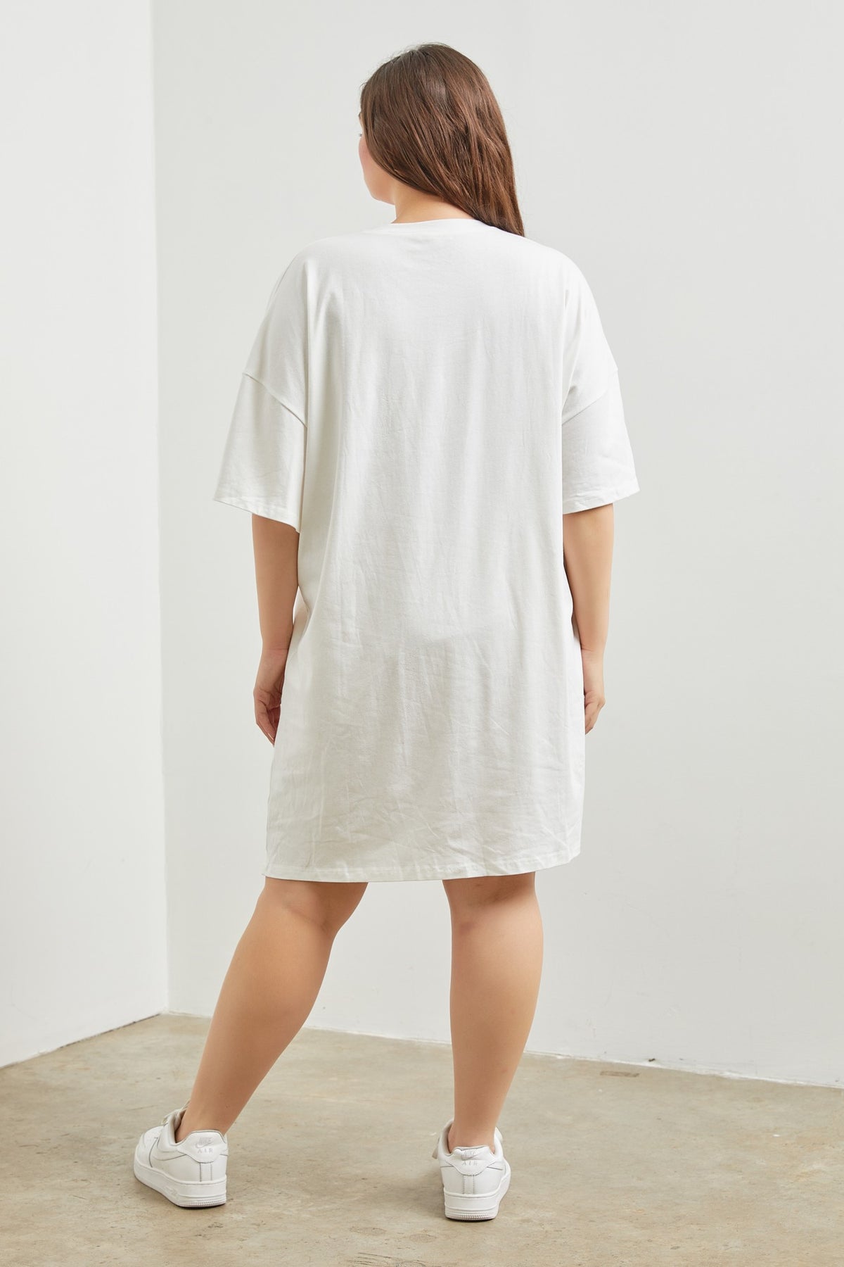Gold Star T-Shirt Dress Curves 1x Gold Star T-Shirt Dress Curves 1x